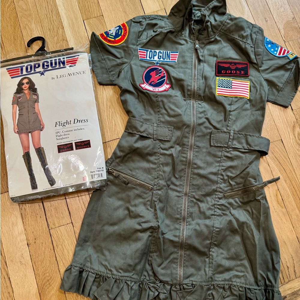 Top Gun Flight Dress Costume